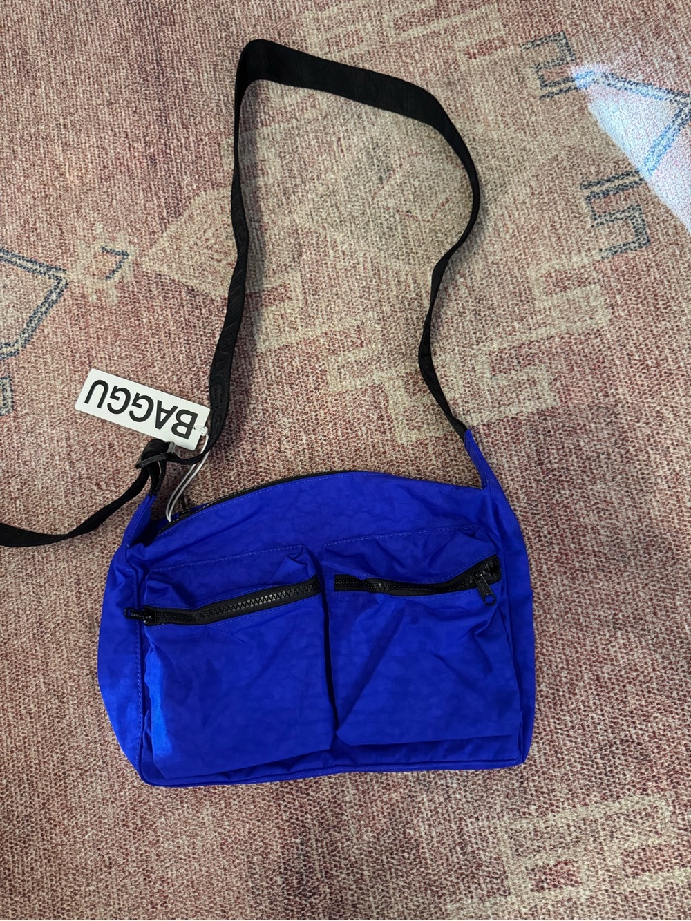 Baggu retired Medium Cargo Crossbody bag in Lapis NWT